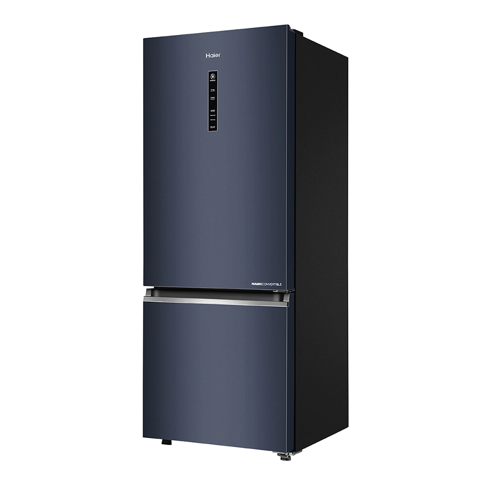 Haier 325 L 2 Star Graphite Black  Bottom Mount Refrigerator